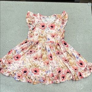 Floral and Bunny Kids Dress